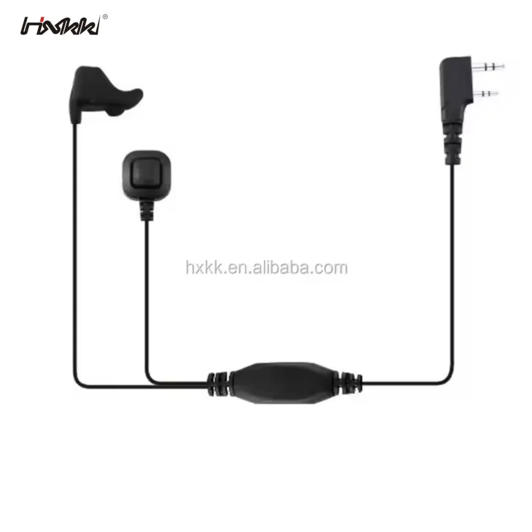 High Quality Ear Bone Conduction Headset with Finger Ptt for Walkie Talkie Radio