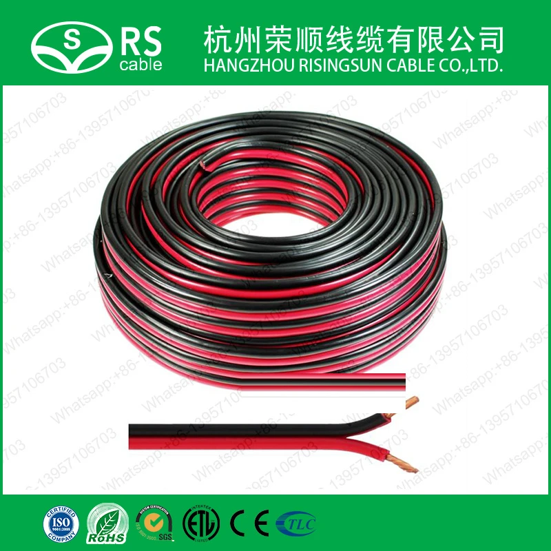 High Quality Red and Black Speaker Cable/Car Audio Cable