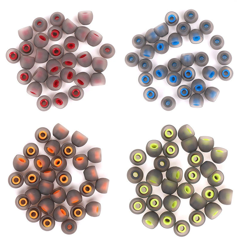 High Quality Silicone Earplugs Ultra-Thin Silicone Earcaps in-Ear Earphone Replacement Earbud Tips Earphone Accessories