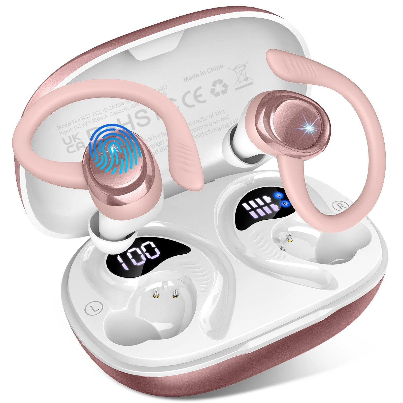 High Quality Sports Sweatproof Bluetooth Earbuds for Daily Music