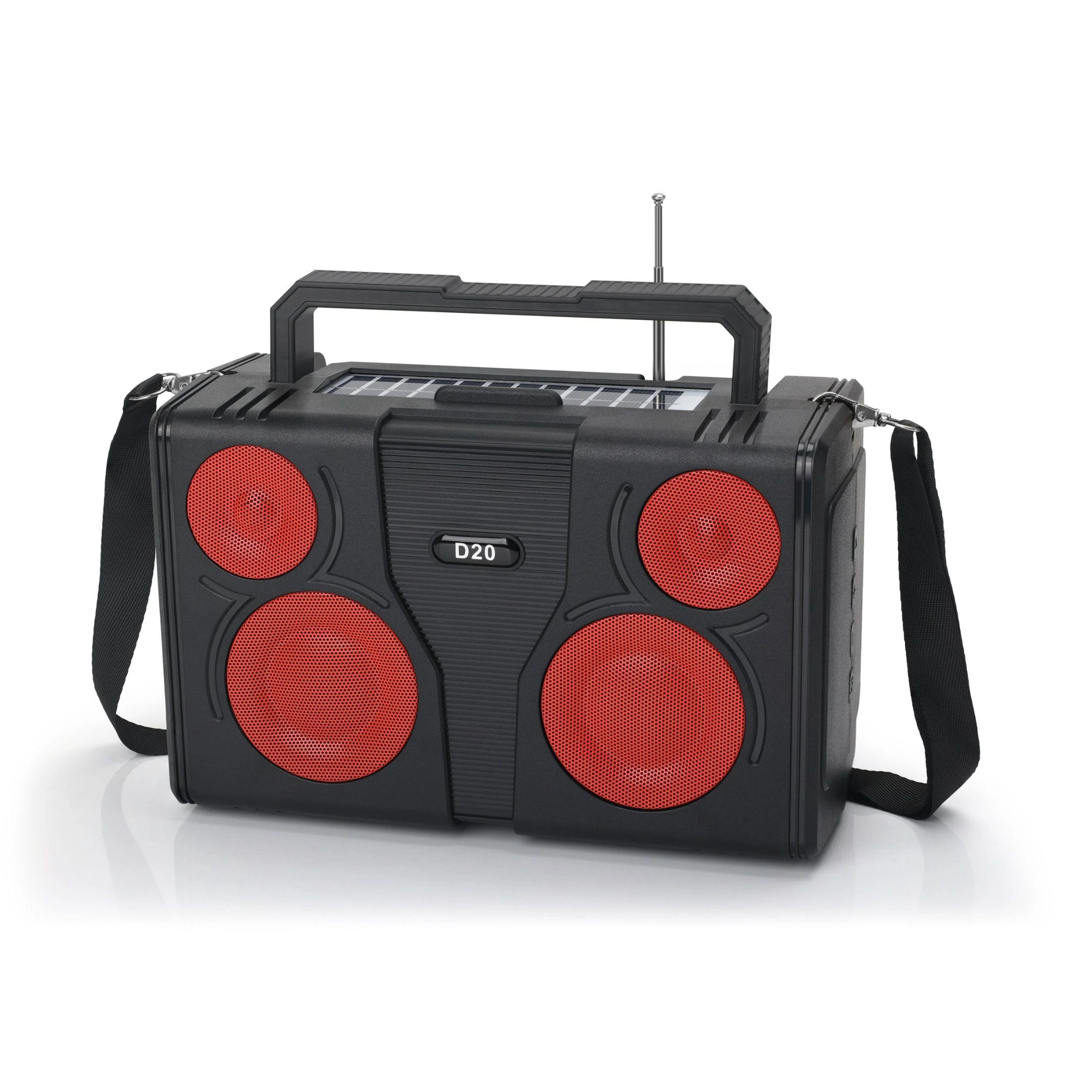 High Quality Stereo Dual Solar Energy Charging Bass Wireless Bluetooth Speaker
