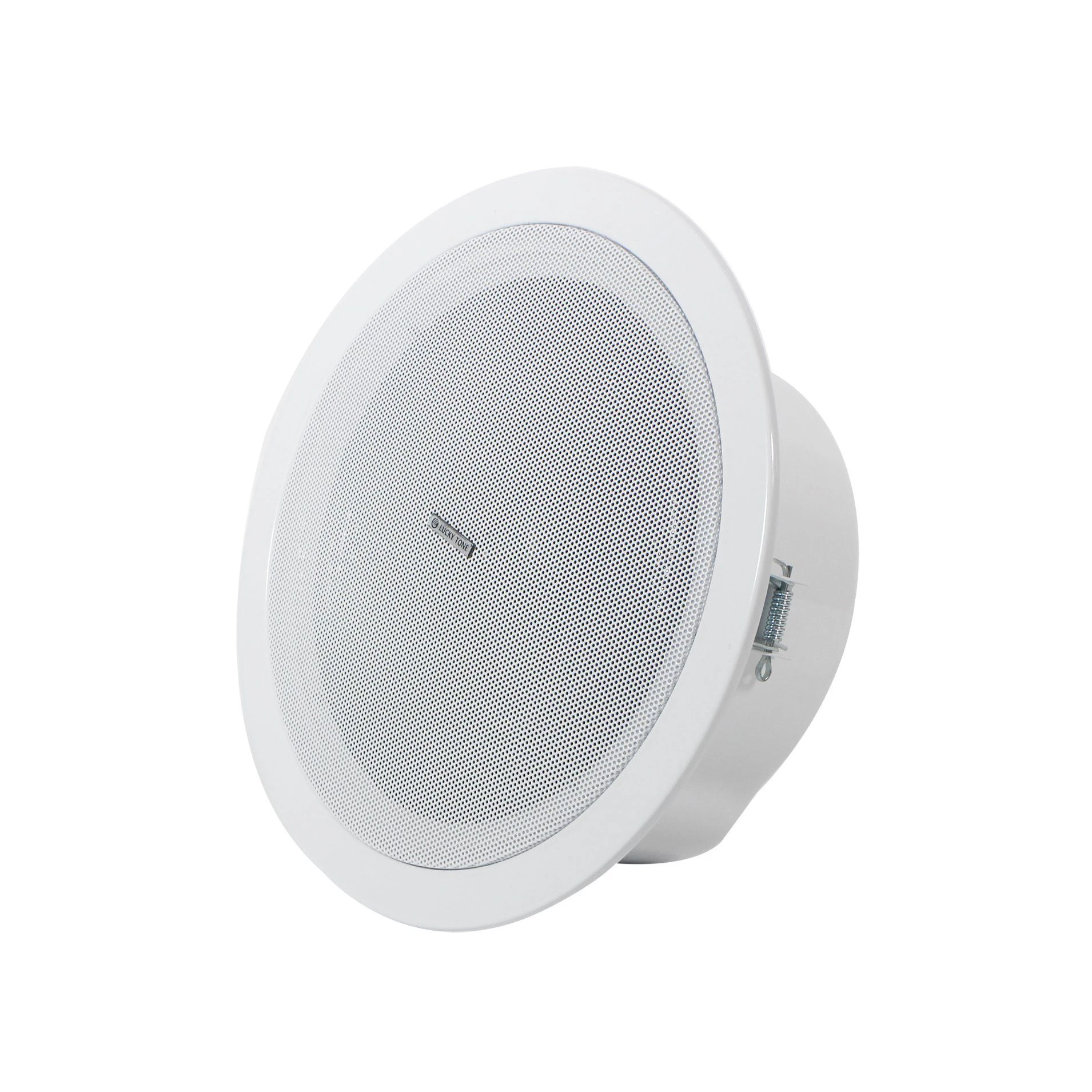 High Spl 8 Inch Coaxial Network Ceiling Speaker with Double Magnet & Arm DSP Chip for Public Address System Ceiling Speaker