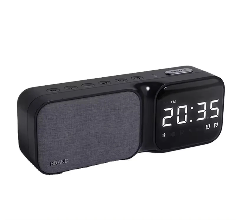 Home Smart Screen Alarm Clock Sound Bluetooth Wireless Horn Speakers