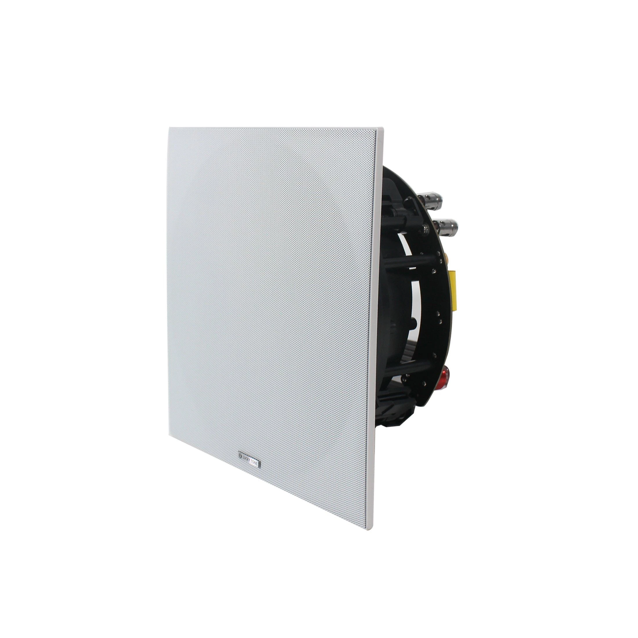 Home Theater Sound HiFi Frameless 8-Inch Coaxial Ceiling Speaker 8ohm 120W Square Grill in-Ceiling Rimless Speaker
