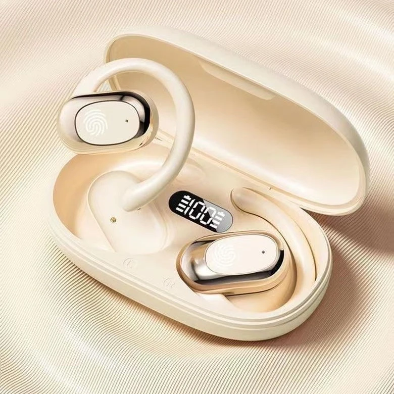 Hook-Style Wireless Bluetooth Earbuds Open-Ear Noise Cancellation Sports High-Quality Sound Universal Fit Headphones