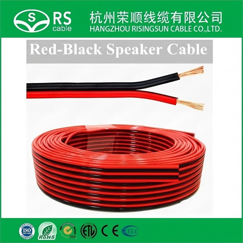Hot Sale 12AWG 14AWG 16AWG Red and Black PVC Speaker Cable