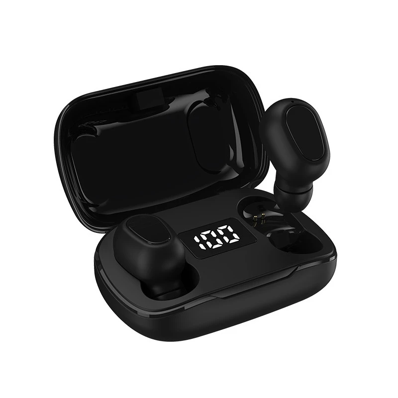 Hot Sale Tws Wireless Bt 5.0 LED Display HiFi Sports Noise Canceling Stereo Earphone Gaming Headphone