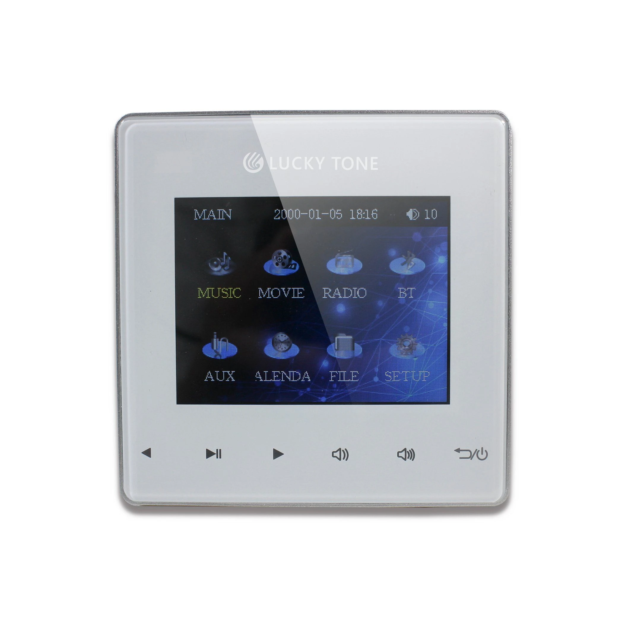 Hot Selling 4 Channels Bluetooth Wall Amplifier with FM Radio for Smart Home Audio