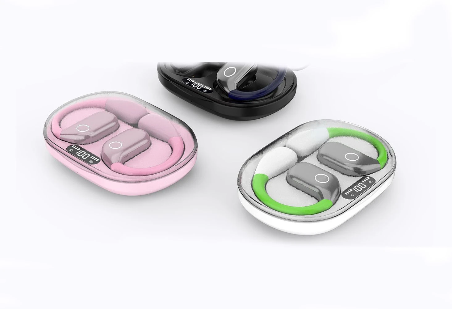 Hot Selling Ai Smart Translator True Wireless Bluetooth Earphones Ear Hook Design