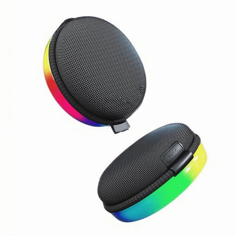 Hot Selling Mini Wireless Speakers Radio with TF Card Mini Super Bass Portable Fabric Blue Tooth Speaker