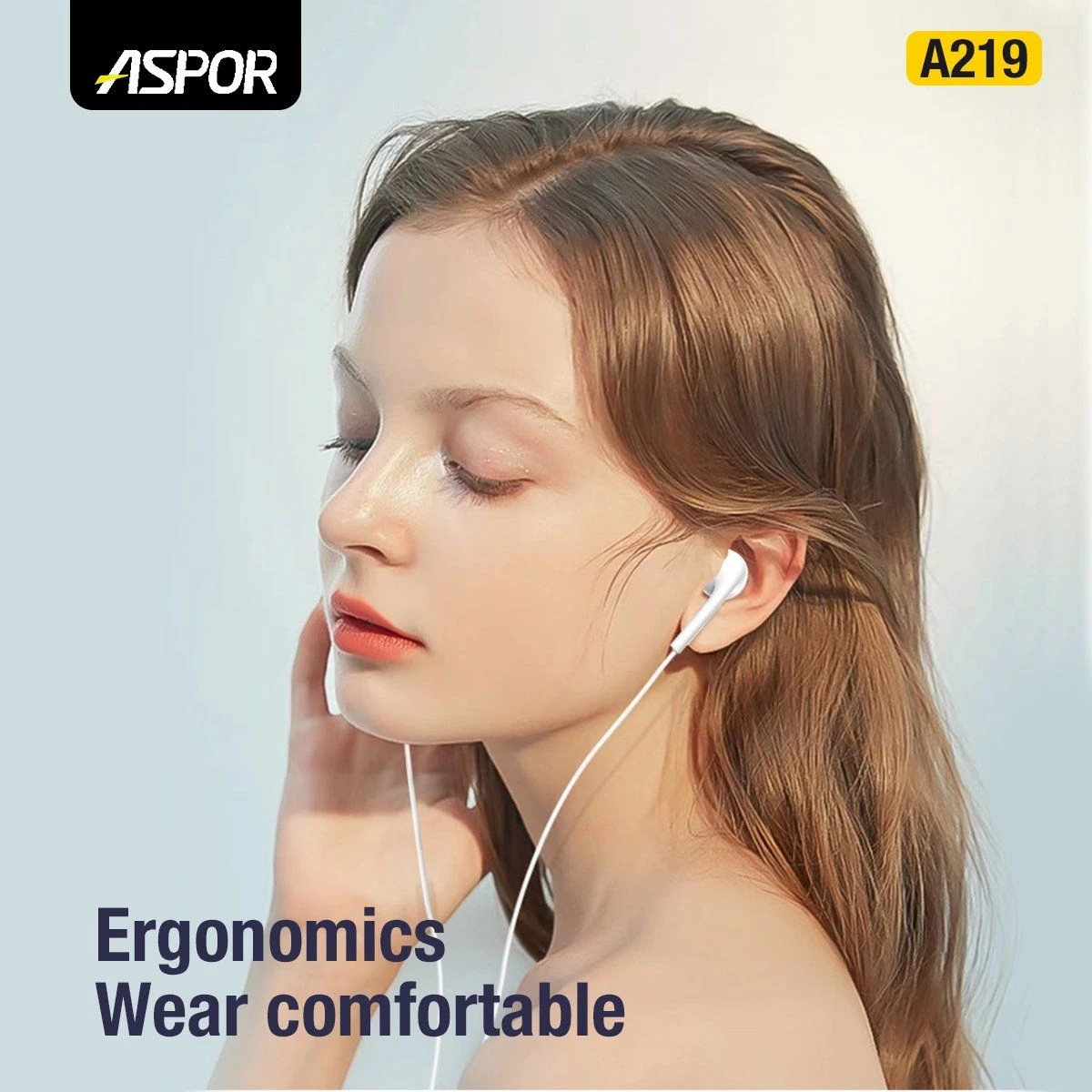Hot Selling Mobile Phone accessory Wired Earphone Headphone DC 3.5mm in Ear Earphone Smart Surroundmic + Pause Button Stereo Headset MP3 Fashion Handfree