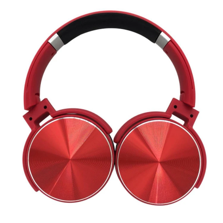 Hot Selling Over Ear Best Stereo Extra Bass Earphones Foldable HiFi Sound Quality Wireless Bluetooth Headphones Headset with Mic