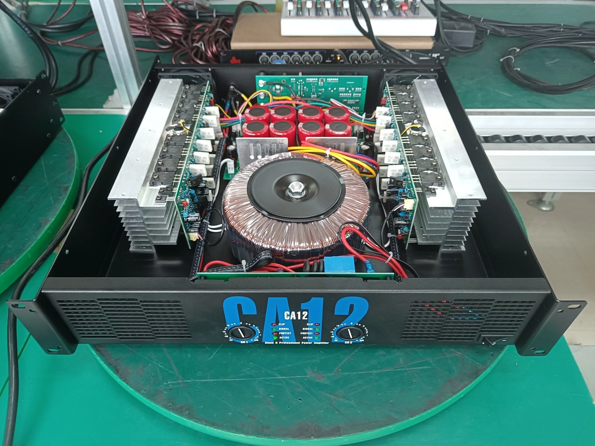 Hot Sells Ca12 Two Channels Class H Audio System Power Amplifier