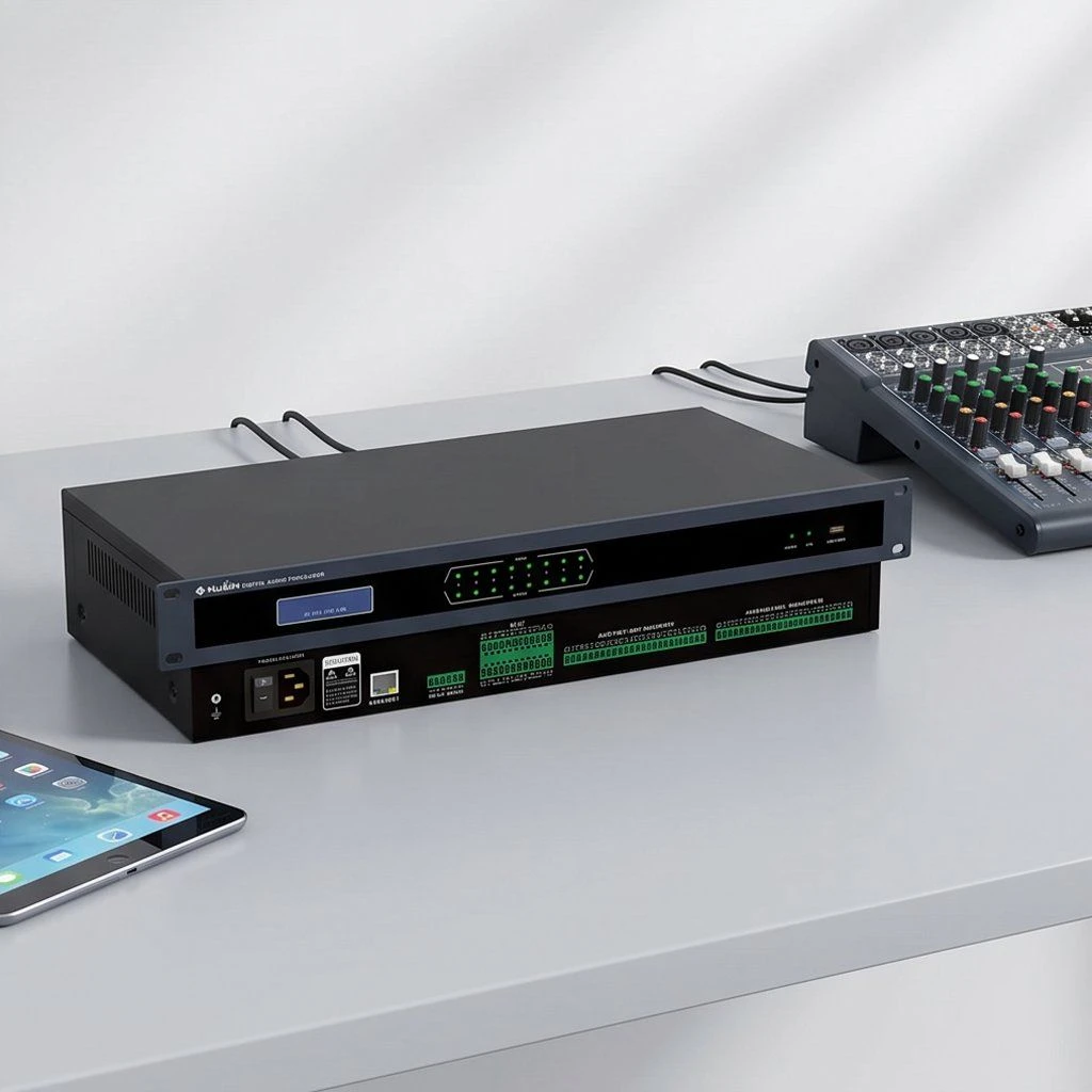 Huain 8 Channel Digital Audio Media Matrix for Conference System