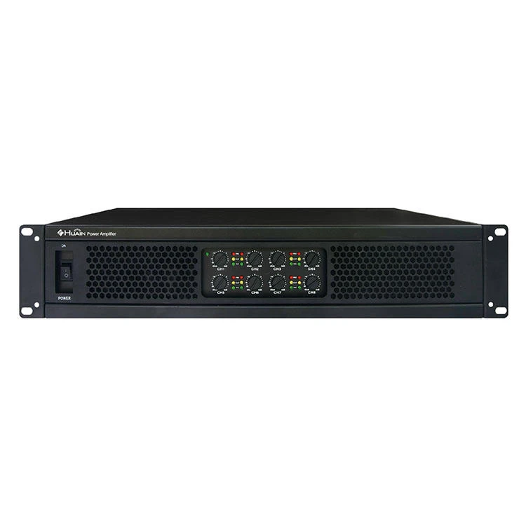 Huain 8 Channels 300W PRO Multichannel Power Amplifier for Passive Speaker