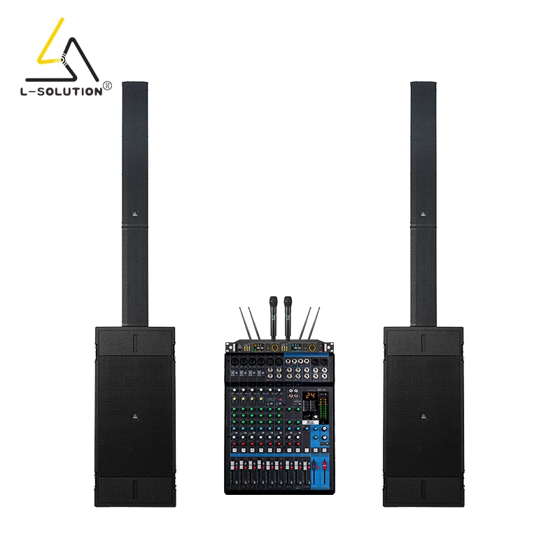 Huge Series 2500W Max Spl140db Big Power Active Column Speaker