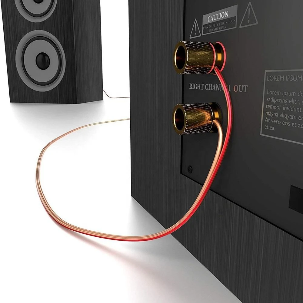 Indoor or Outdoor Speaker Cable Manufacturer Audio Wire 2 Core Flexible