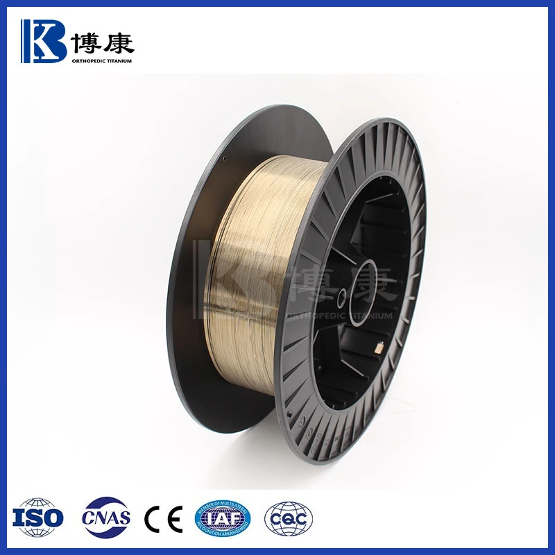 Industrial Nitinol Wire Supplier Superelastic Nickel Titanium Wire for Headphone Headbands