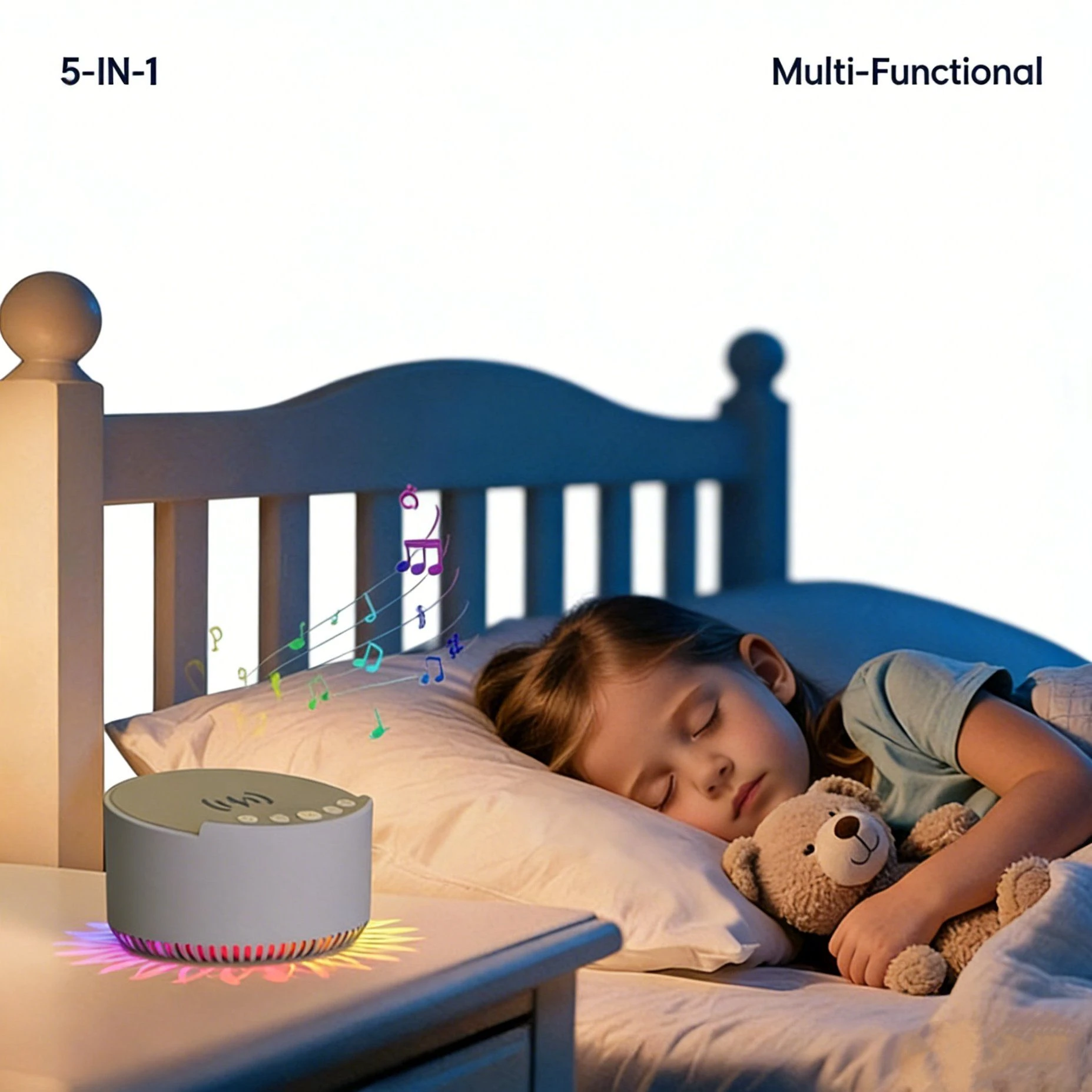 Innovative Bluetooth Speaker with Wireless Charging and RGB Lights