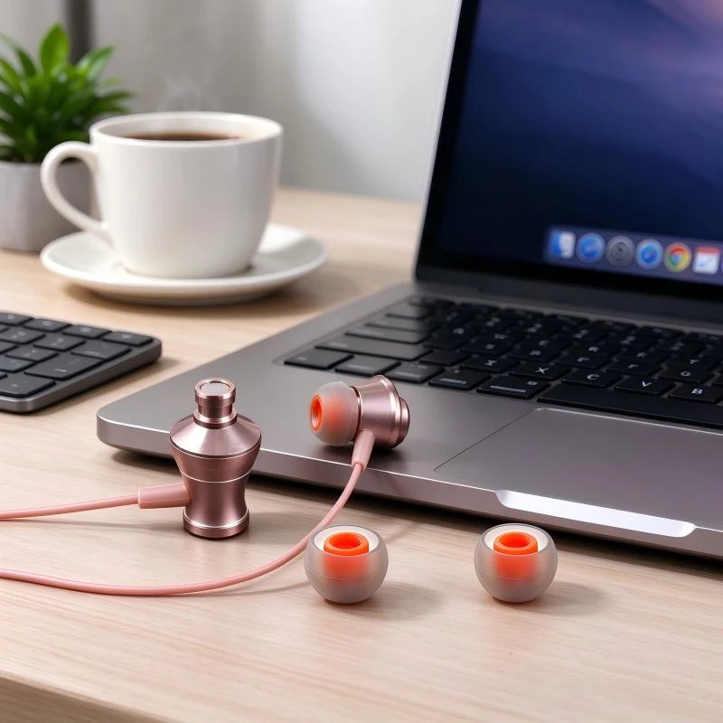 Innovative Dual Color Silicone Ear Tips for in-Ear Earphones Temperature Resilient Design