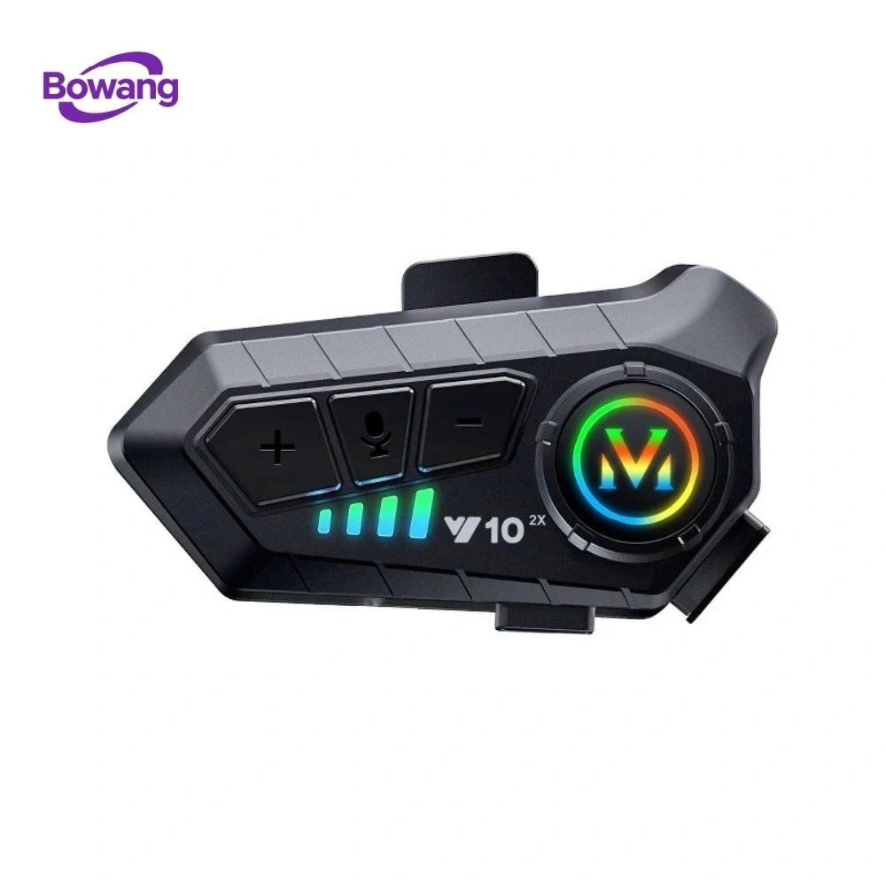 Ipx6 Waterproof Helmet Mounted Bluetooth Headset Long Standby Voice Assistant