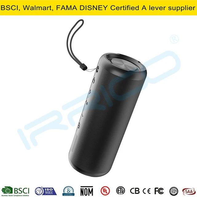 Irrico 10W Wholesale Wireless Mini Speaker with RGB Lights Outdoor Speaker with FM Battery