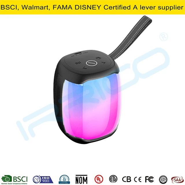 Irrico10W Waterproof Wireless Bluetooth LED Light Mini Portable Speaker Audio