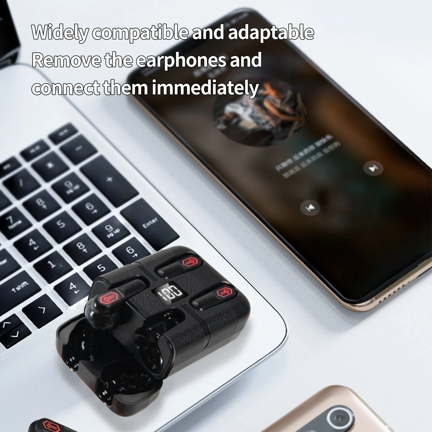 J28 Enc Noise Reduction Tws Wireless Earbuds Clear Call Fast Type-C Charging