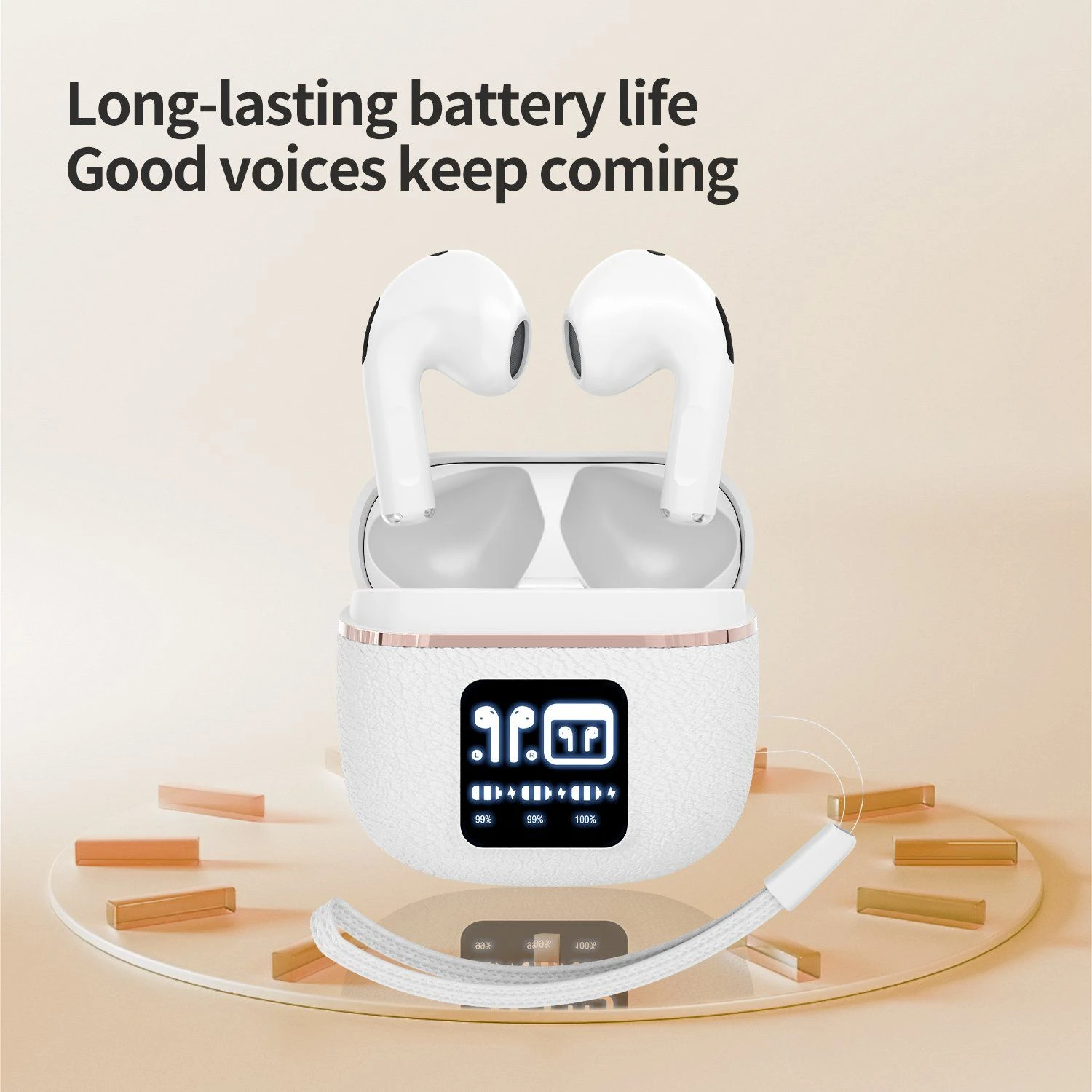 J88 True Wireless Bluetooth Earbuds 13mm Driver Noise Reduction Earphones