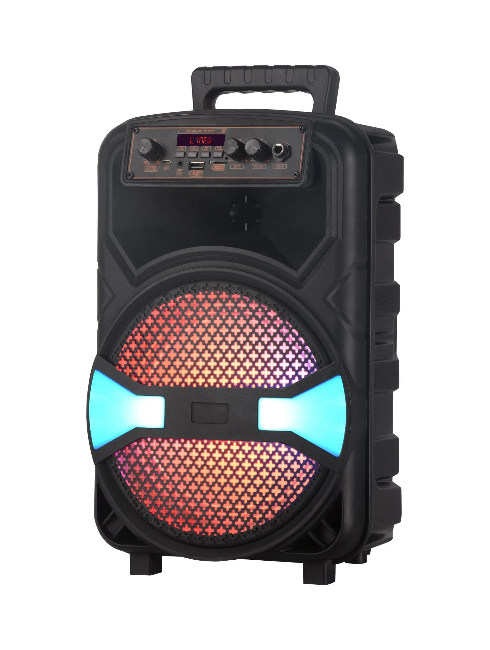Jbr 8 Inch Factory Direct Sales Bluetooth Party Outdoor Speakers with Flashing Light and Tws Function