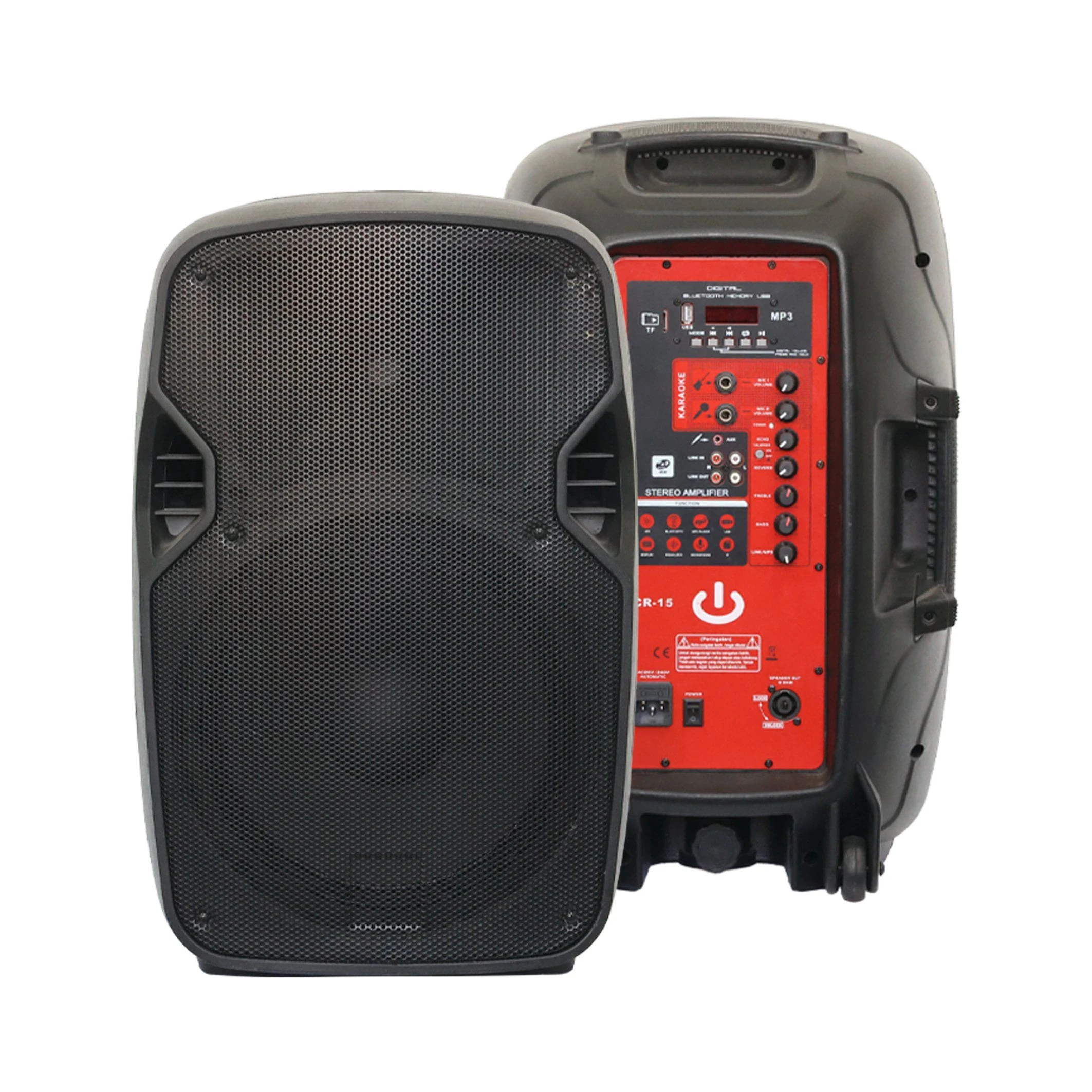 Joinaudio Plastic Audio Powered Active Speaker Box with LED Display