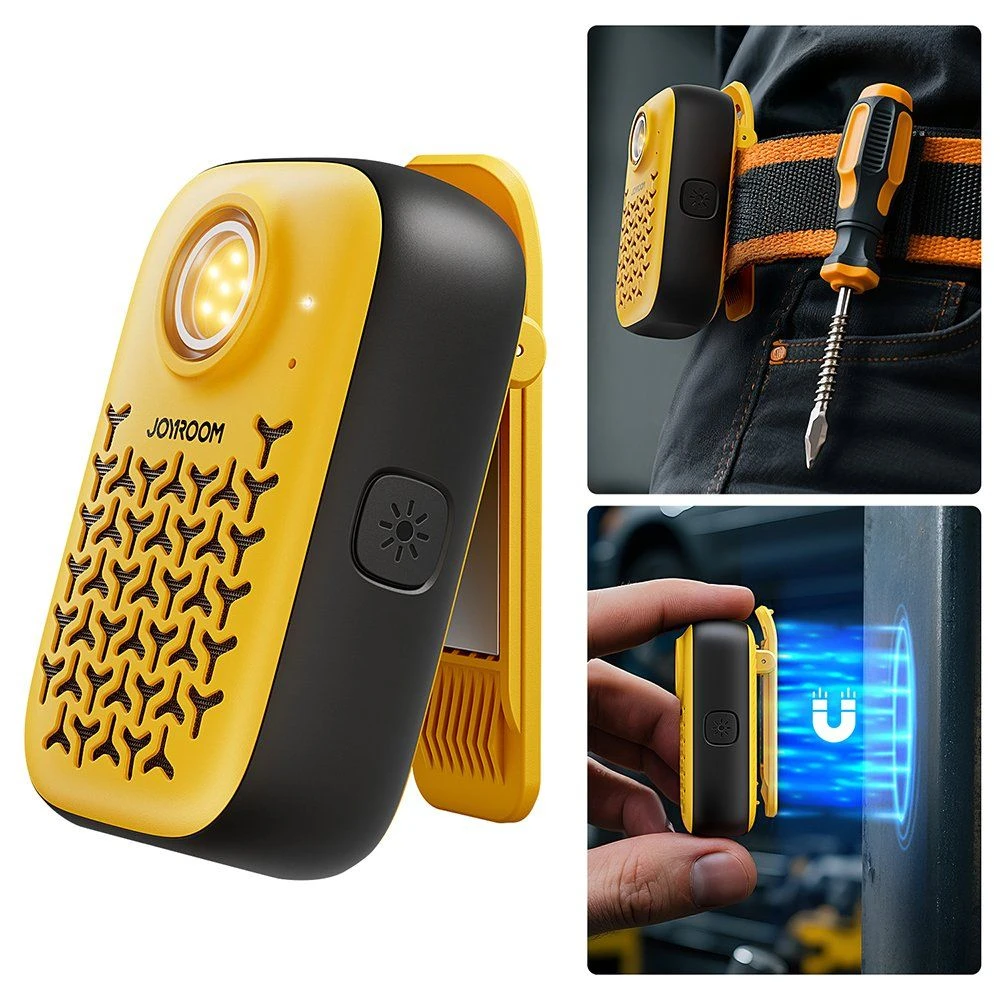 Joyroom Jr-Ms03 Bluetooth Speaker – IP67 Waterproof, Enc Noise Cancellation, Yellow+Black