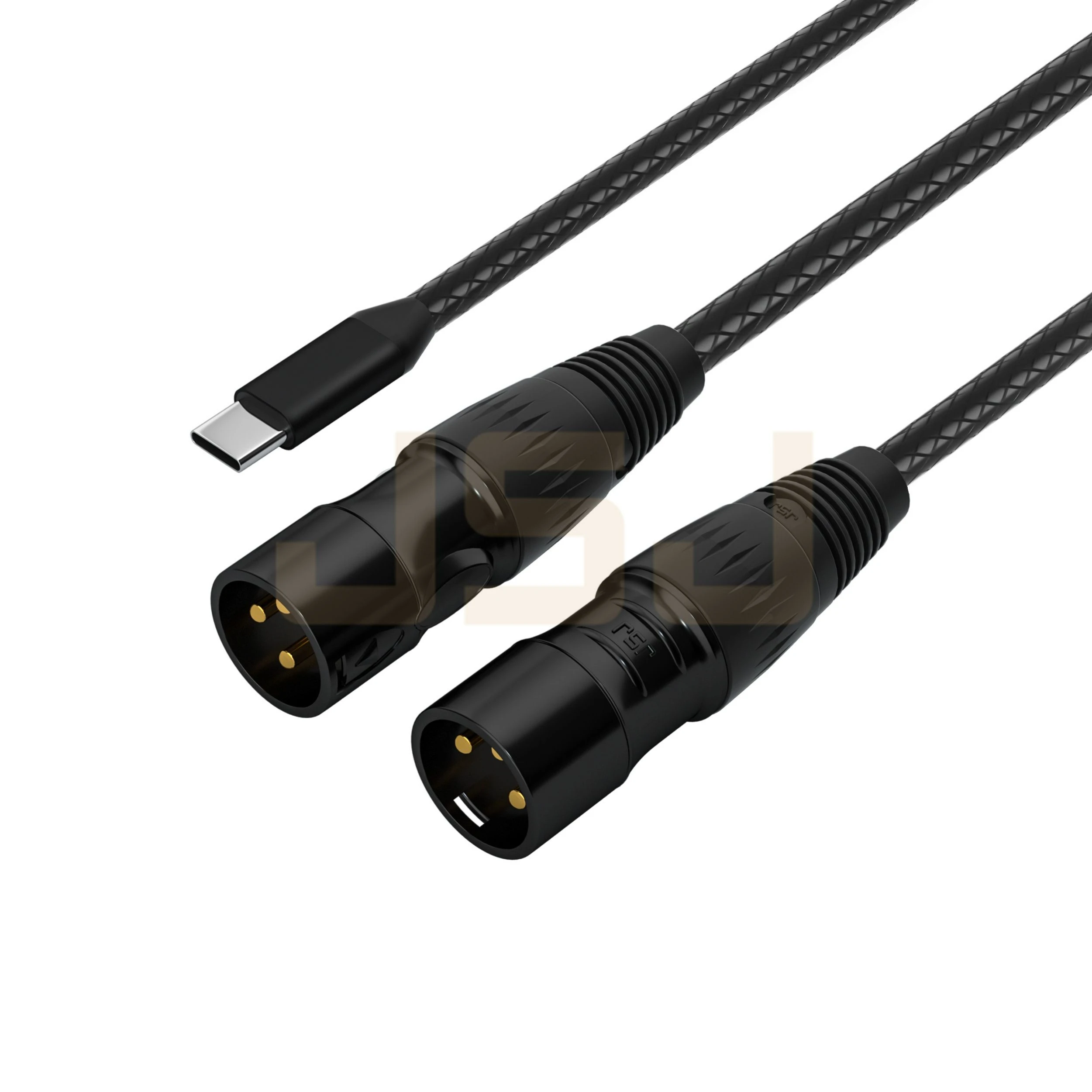 Jsj Precision-Made Bare Copper XLR Audio Wire Cable