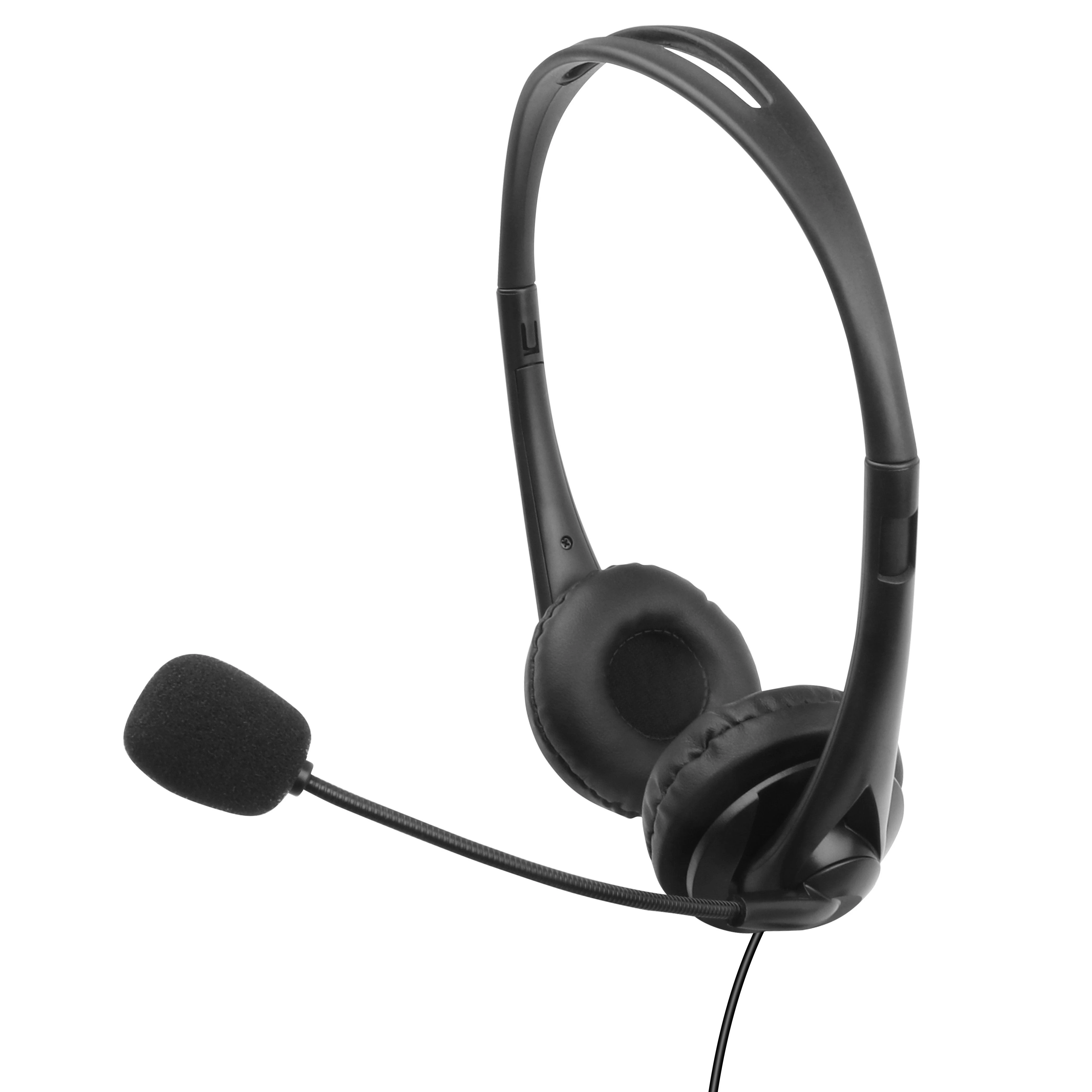 Jty-430 Head Mounted Wired Headset with Mic for Call Center Operators