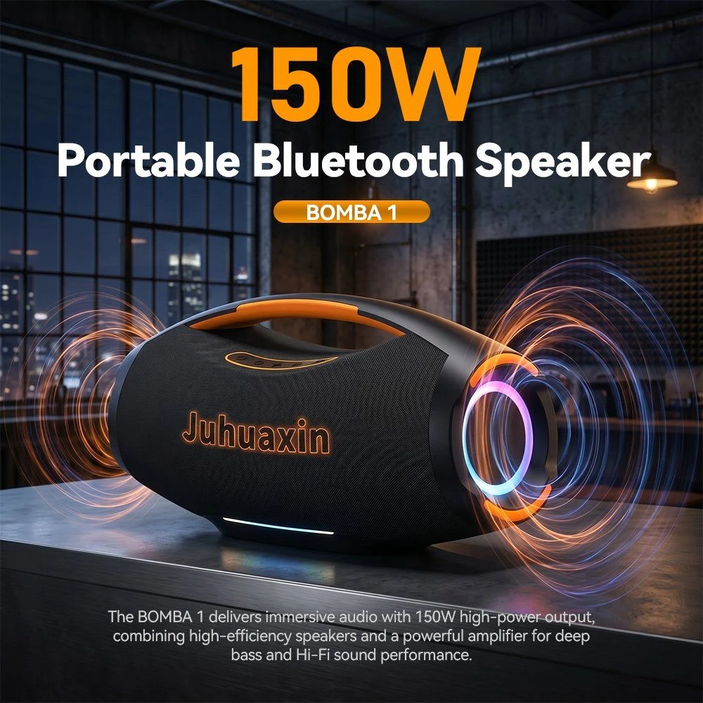 Juhuaxin Bomba 1 150W Portable Waterproof Bluetooth Speaker Without Microphone