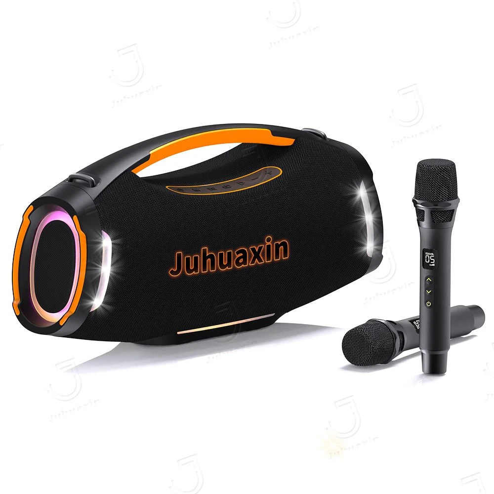 Juhuaxin Powerful Outdoor Concert Bass Portable Speaker Bluetooth DJ Party Sound Box Speaker Karaoke 250W