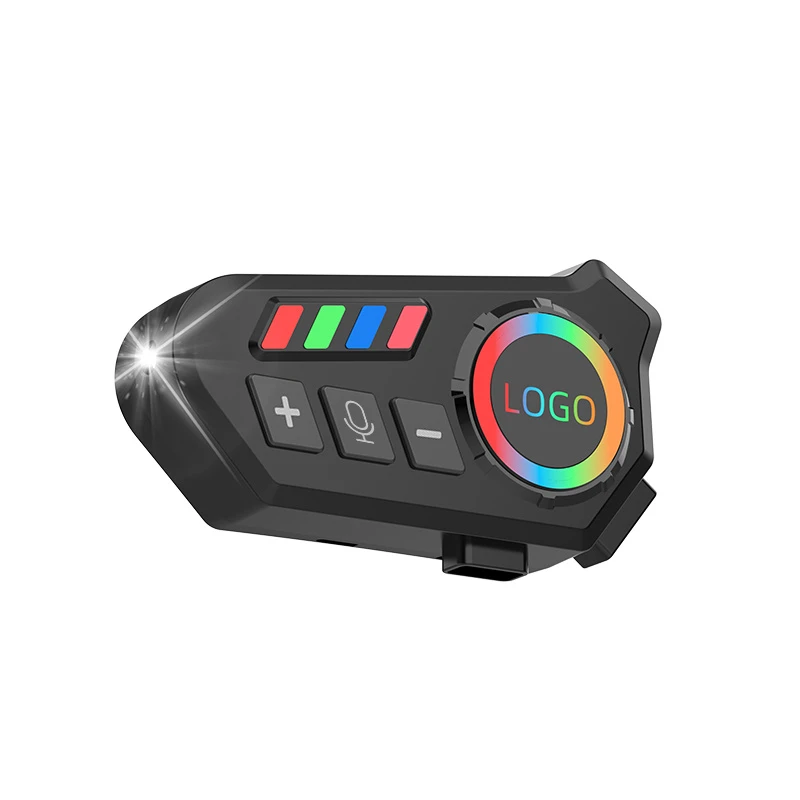 K06 Motorcycle Helmet Bluetooth Earphones with Long-Lasting 800mAh Battery