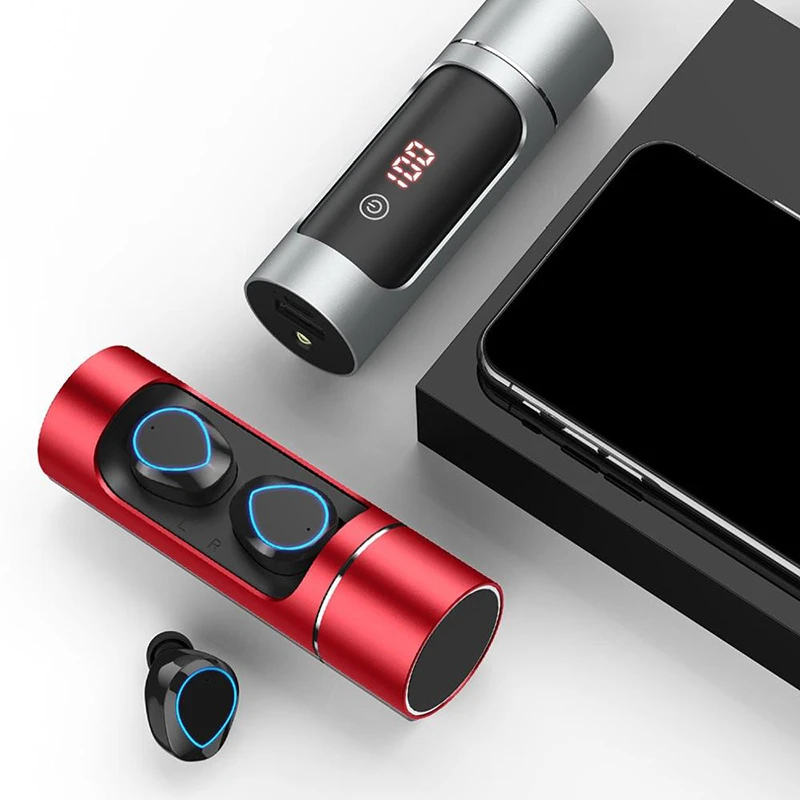 K08 Wireless Gaming Earphone Bluetooth Headphone with Powerbank
