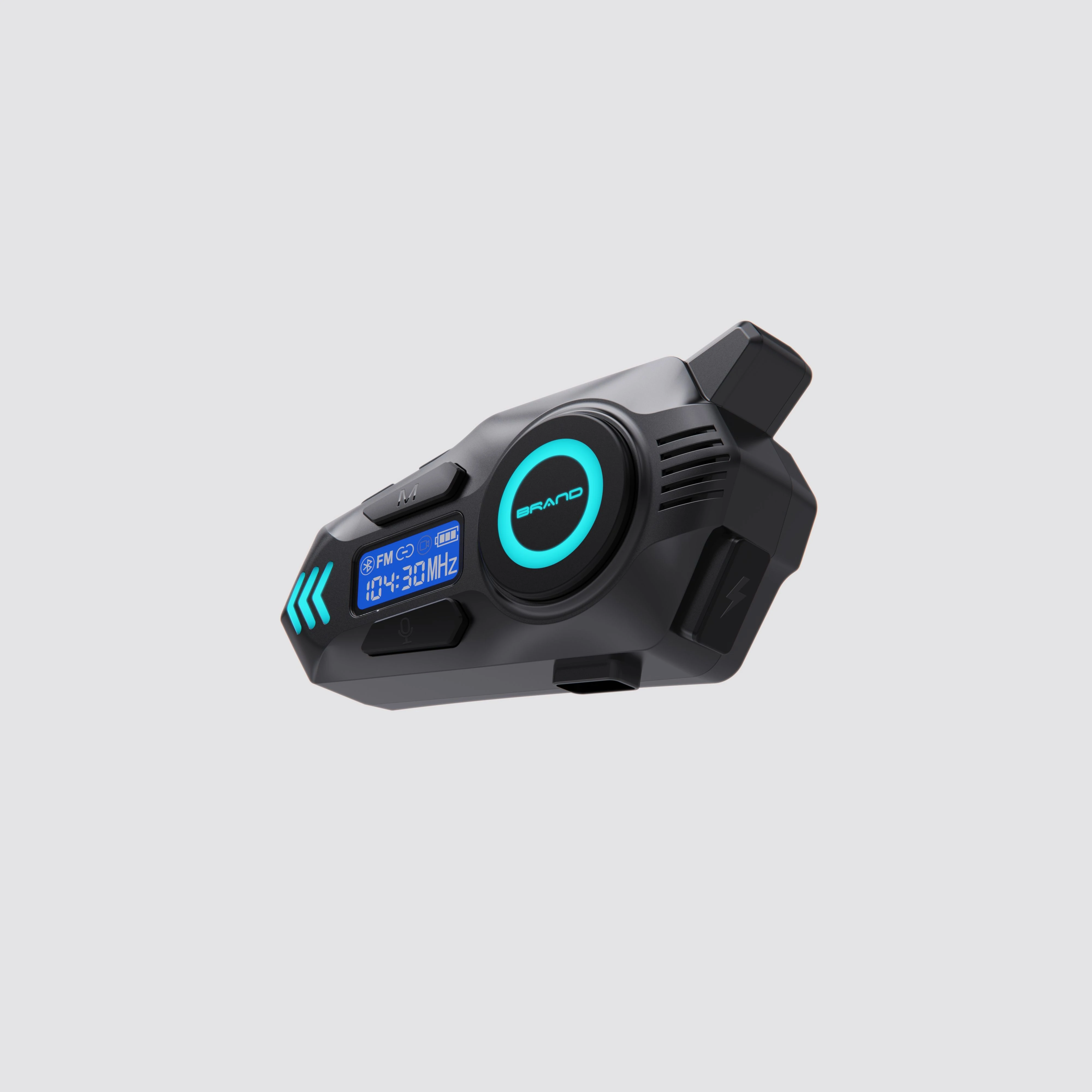 K09 Waterproof Ipx8 Motorcycle Helmet Bluetooth Earphones with 800mAh Battery