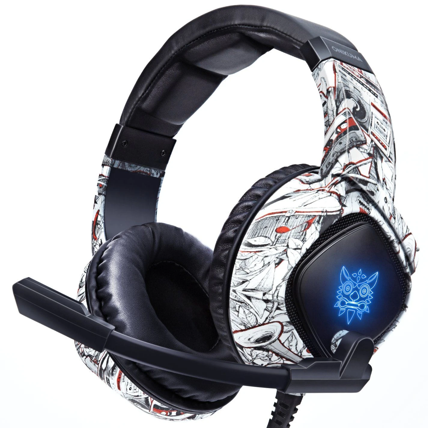K19 Onikuma Noise Canceling Headset for xBox Gaming Headphone for Computer Microphone Language Surround Sounds