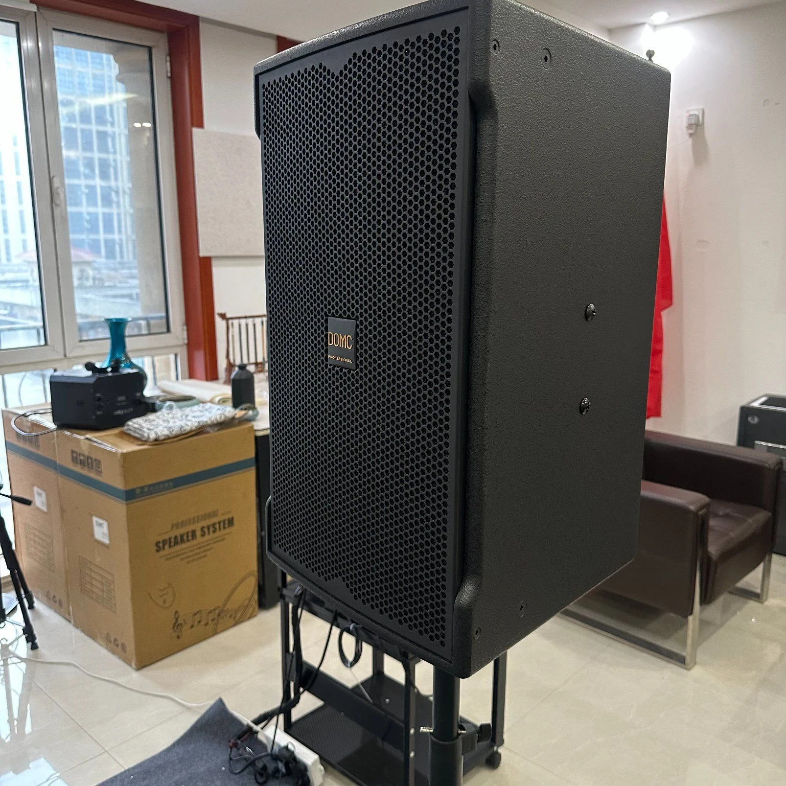 K212 12 Inch Professional Passive Speaker, 97db Sensitivity, 124db Spl, Plywood Cabinet, PA Speaker for Live Sound, Stag