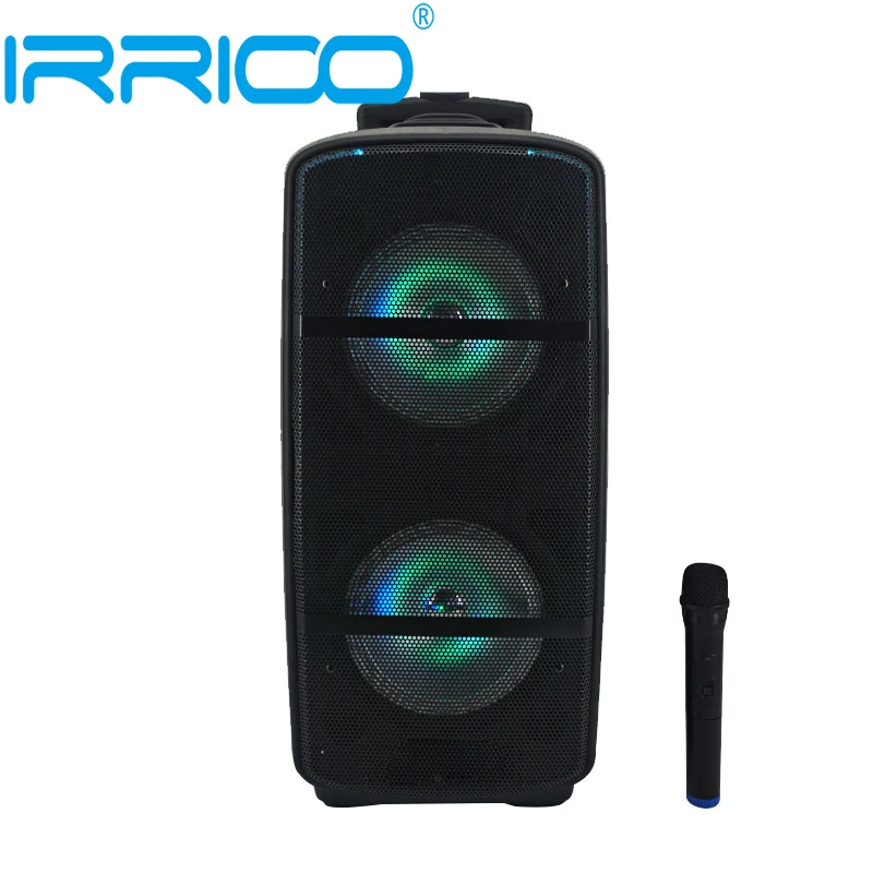 Karaoke Player Portable Square Outdoor RGB Colorful Light Speaker