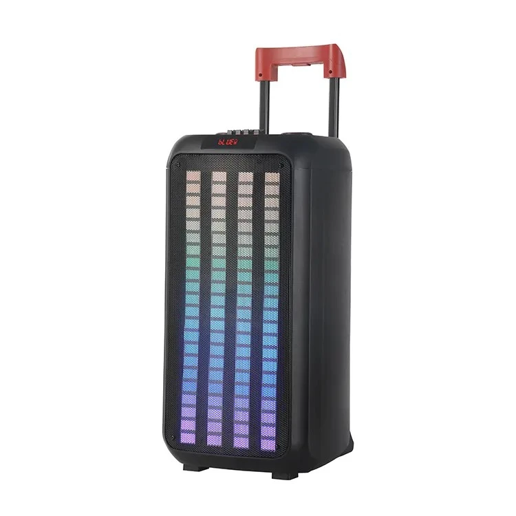 Karaoke Speaker with Microphone Speaker Portable with Light Portable DJ Wired Cheap Price Rechargeable Big Sound