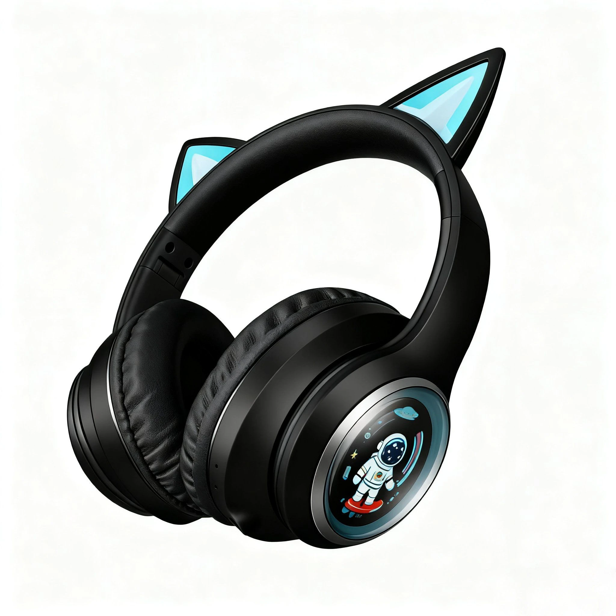 Kid-Friendly Wireless Bluetooth Headsets with Mic and Cable