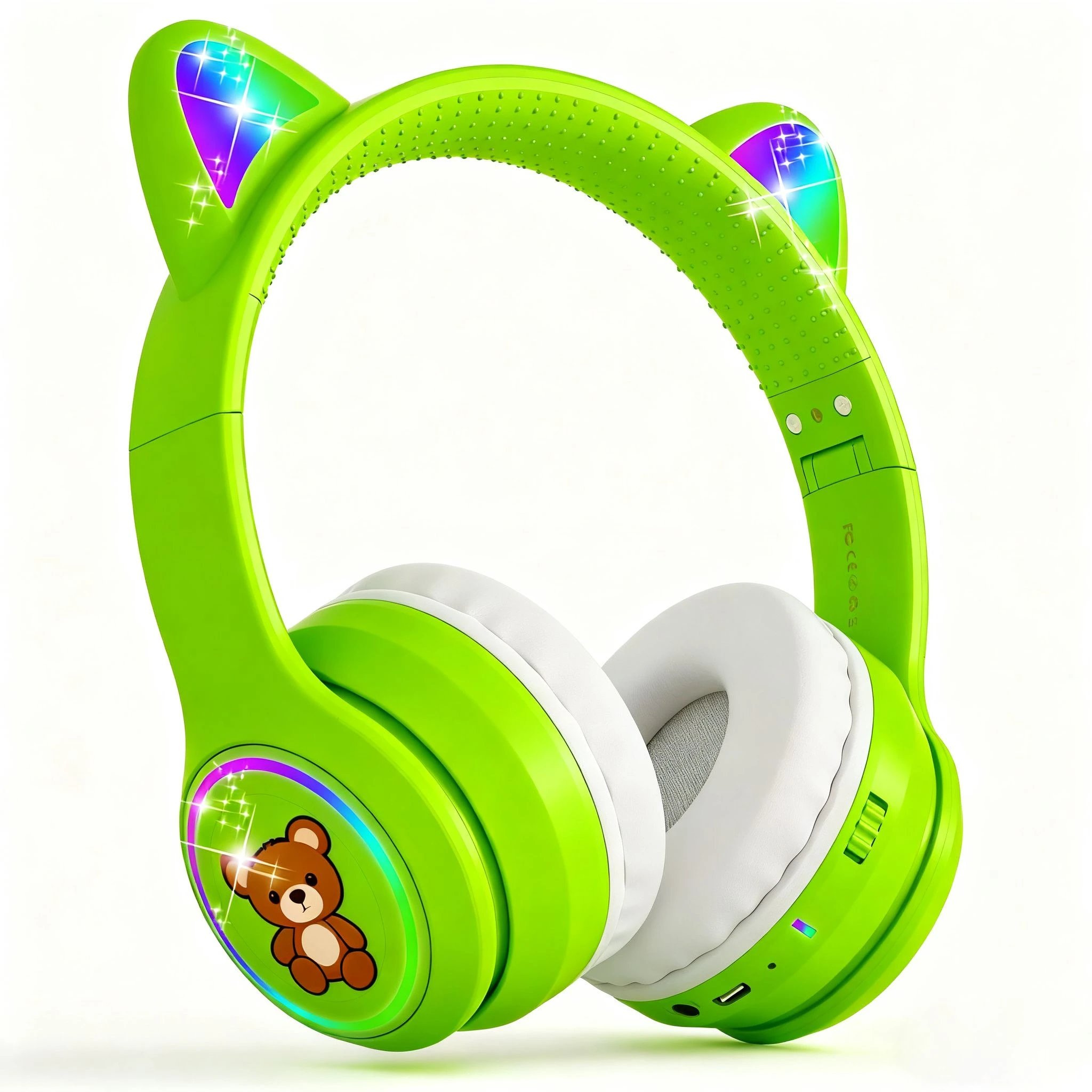 Kids Wireless Headphones with Built-in Microphone and Volume Limiter