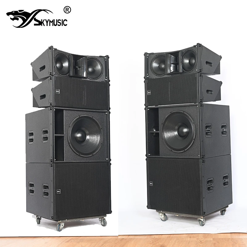 King 910 Dual 10 Inch Self Powered Line Array Speaker with DSP
