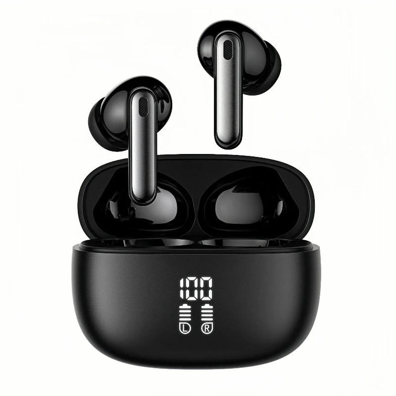 LED Digital Display Sports Running Wireless Headphone Bluetooth Earphone