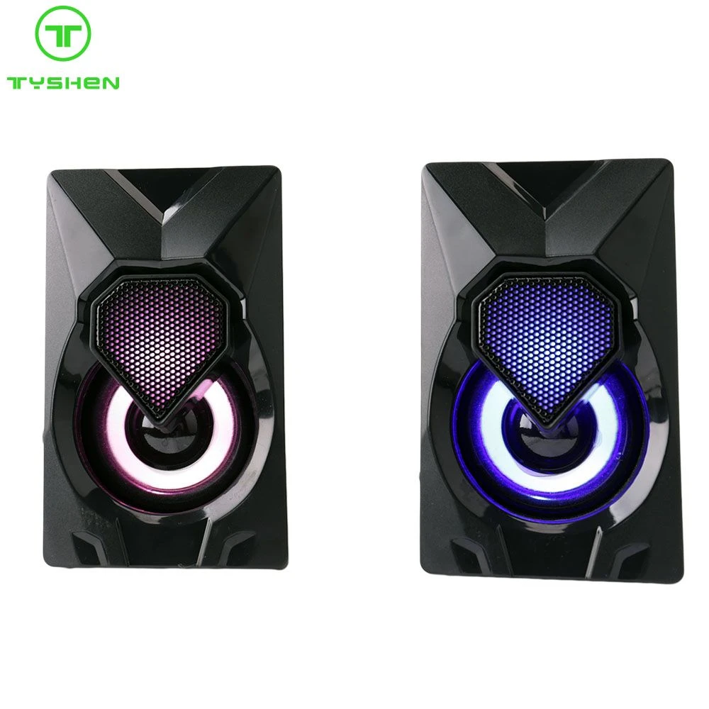 LED RGB Gaming Speaker, 2.0 Channel,