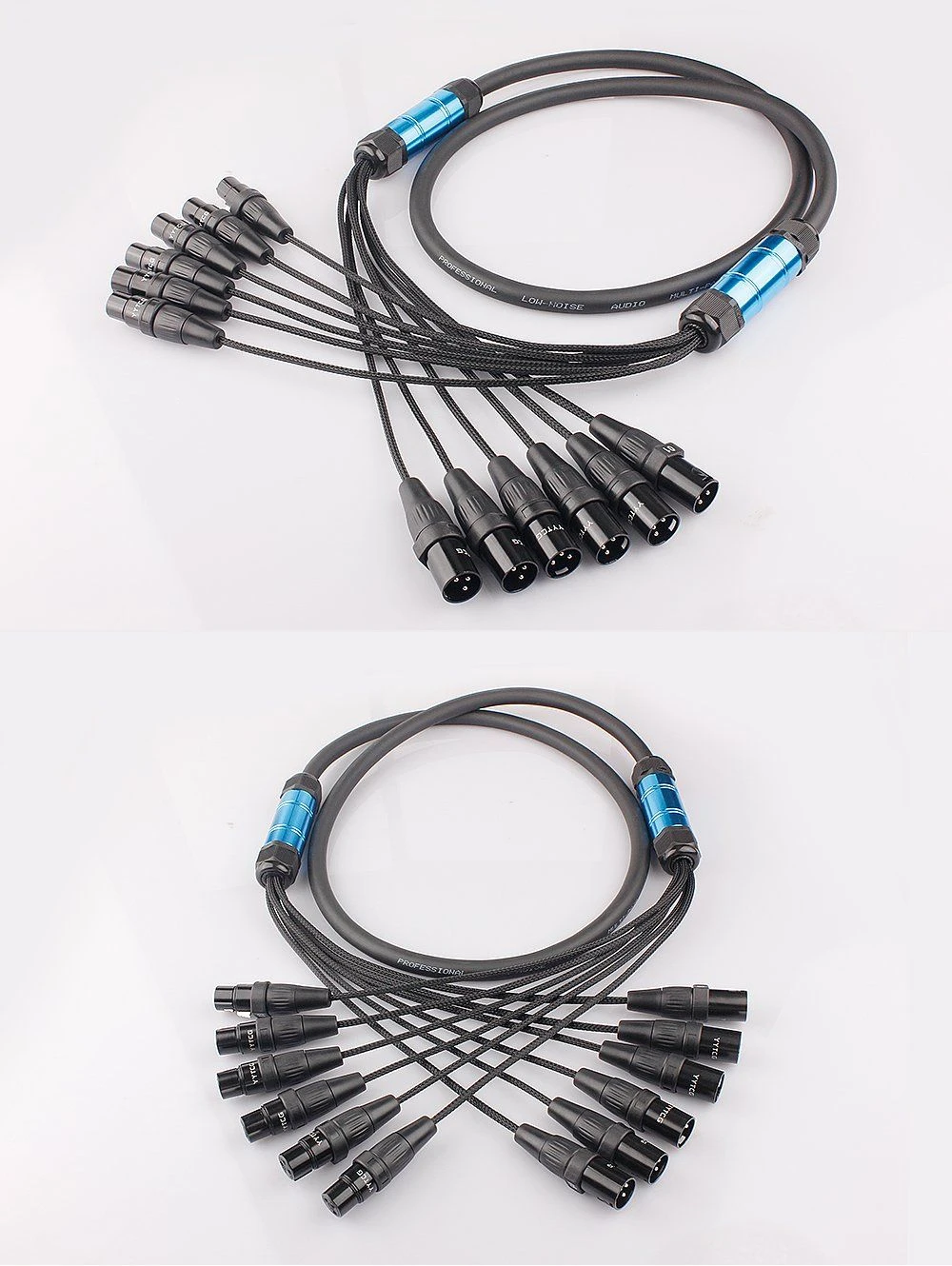 Labeled Connectors High-Fidelity Long-Lasting Power Snake Cable 12channel for Studio
