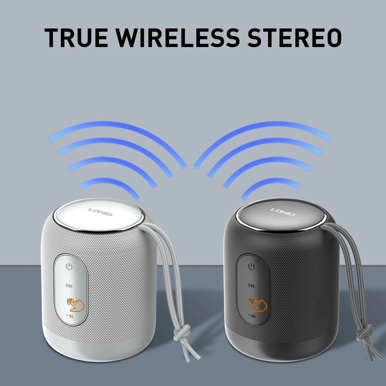 Ldnio Bts12 Top Seller Bass Blue Tooth Speaker Portable Stereo Wireless Speaker for iPhone Huawei Music Speakers